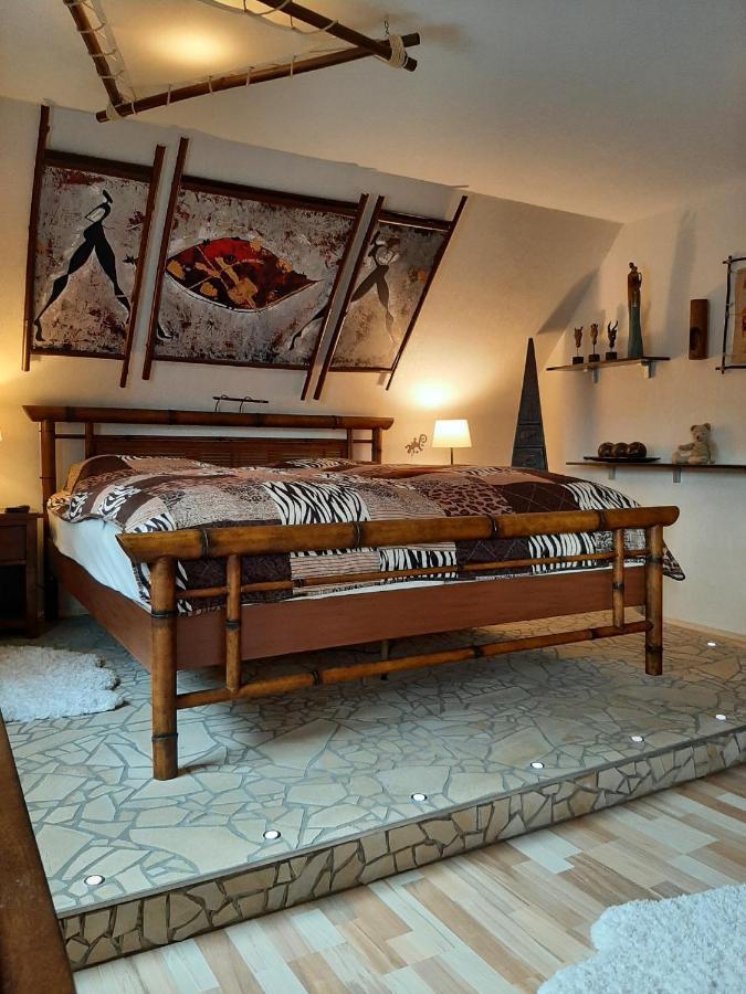 Ferienwohnung Fitness Entspannung Sauna im Westerwald Derschen Exterior foto