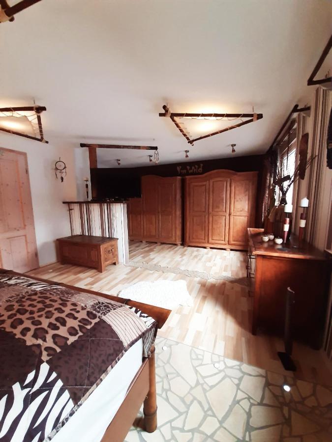 Ferienwohnung Fitness Entspannung Sauna im Westerwald Derschen Exterior foto