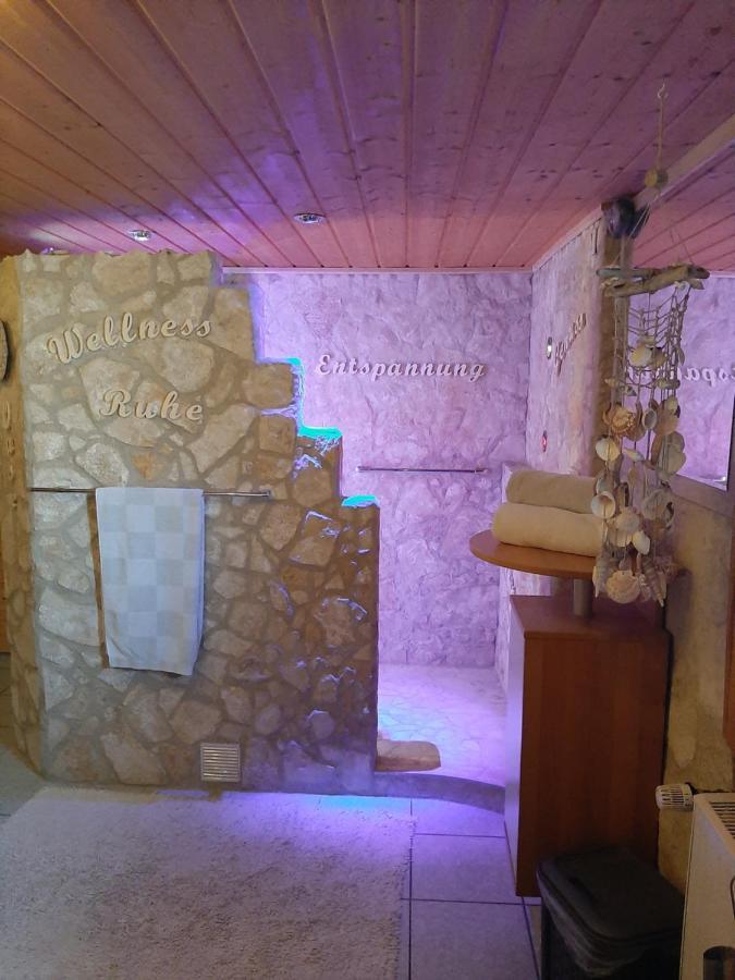 Ferienwohnung Fitness Entspannung Sauna im Westerwald Derschen Exterior foto