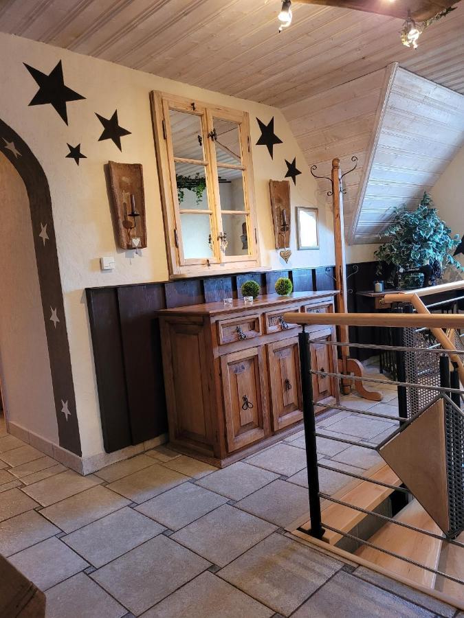 Ferienwohnung Fitness Entspannung Sauna im Westerwald Derschen Exterior foto