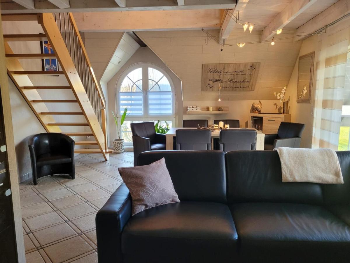 Ferienwohnung Fitness Entspannung Sauna im Westerwald Derschen Exterior foto