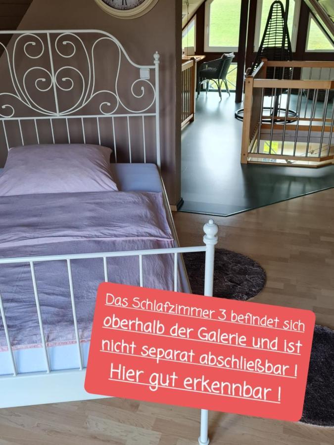 Ferienwohnung Fitness Entspannung Sauna im Westerwald Derschen Exterior foto